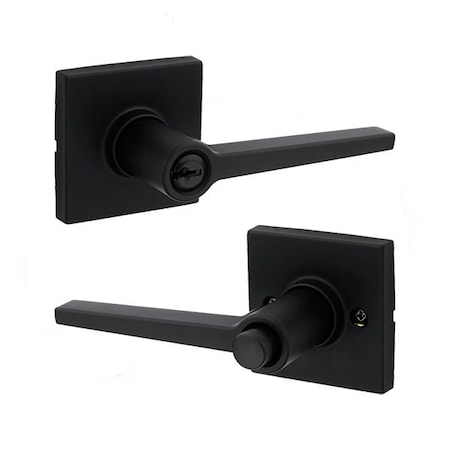 Kwikset Kwikset: Daylon Lever UL Entry Satin Black Finish KWS-SL6002DAL-514